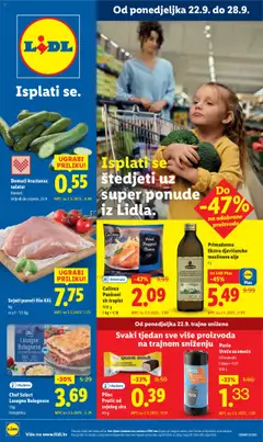 Katalog Lidl - Pregled kataloga iz trgovine Lidl, vrijedi od 22.09.2025