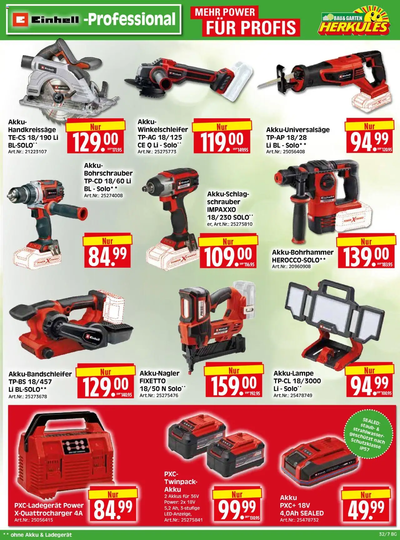 HERKULES - Bau & Garten - gültig ab dem 04.08.2025 | Seite: 7 | Produkte: Ladegerät