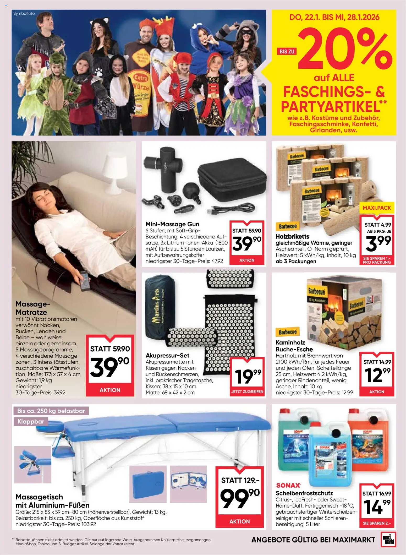 Maximarkt  Flugblatt gültig ab 22.01.2026 | Seite: 19 | Produkte: Gewicht, Matratze, Kissen