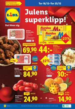 Lidl - erbjudanden - Förhandsvisning av reklamblad från butik Lidl aktuell från 15.12.2025 | Sida: 26 | Produkter: Chokladkaka, Fläsk, Apelsiner, Tomater