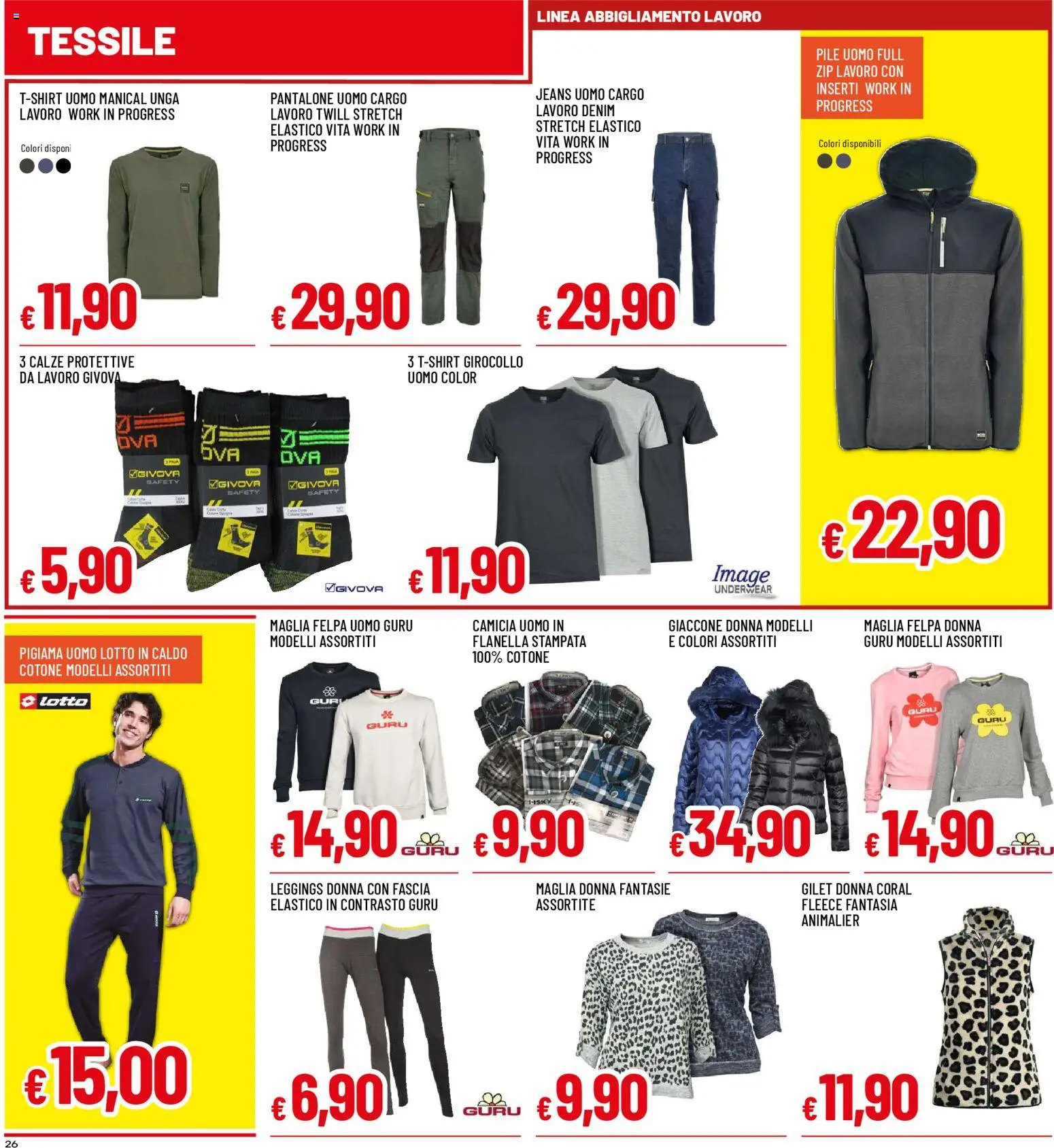 Volantino Galassia del 02.01.2026 | Pagina: 26 | Prodotti: Camicia, Felpa, Pigiama, Jeans