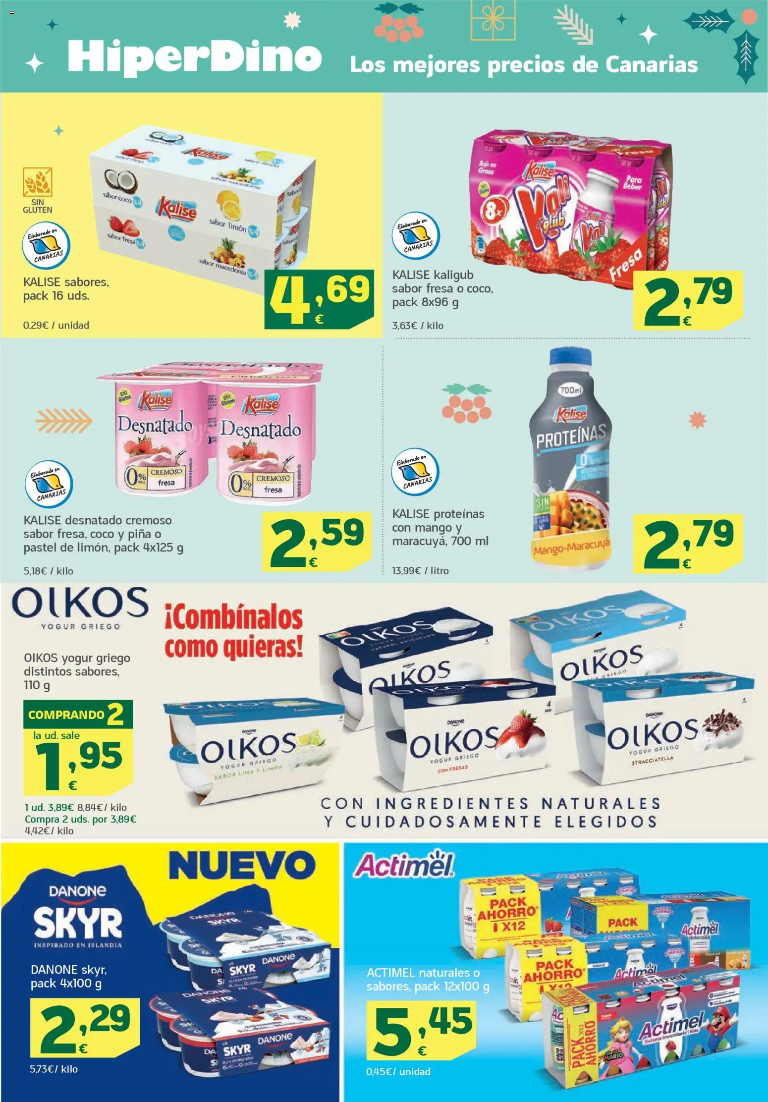 HiperDino folleto │ válido desde el 26.12.2025 | Página: 15 | Productos: Παγκάκι, Yogur, Μαγειρική εστία, Piña