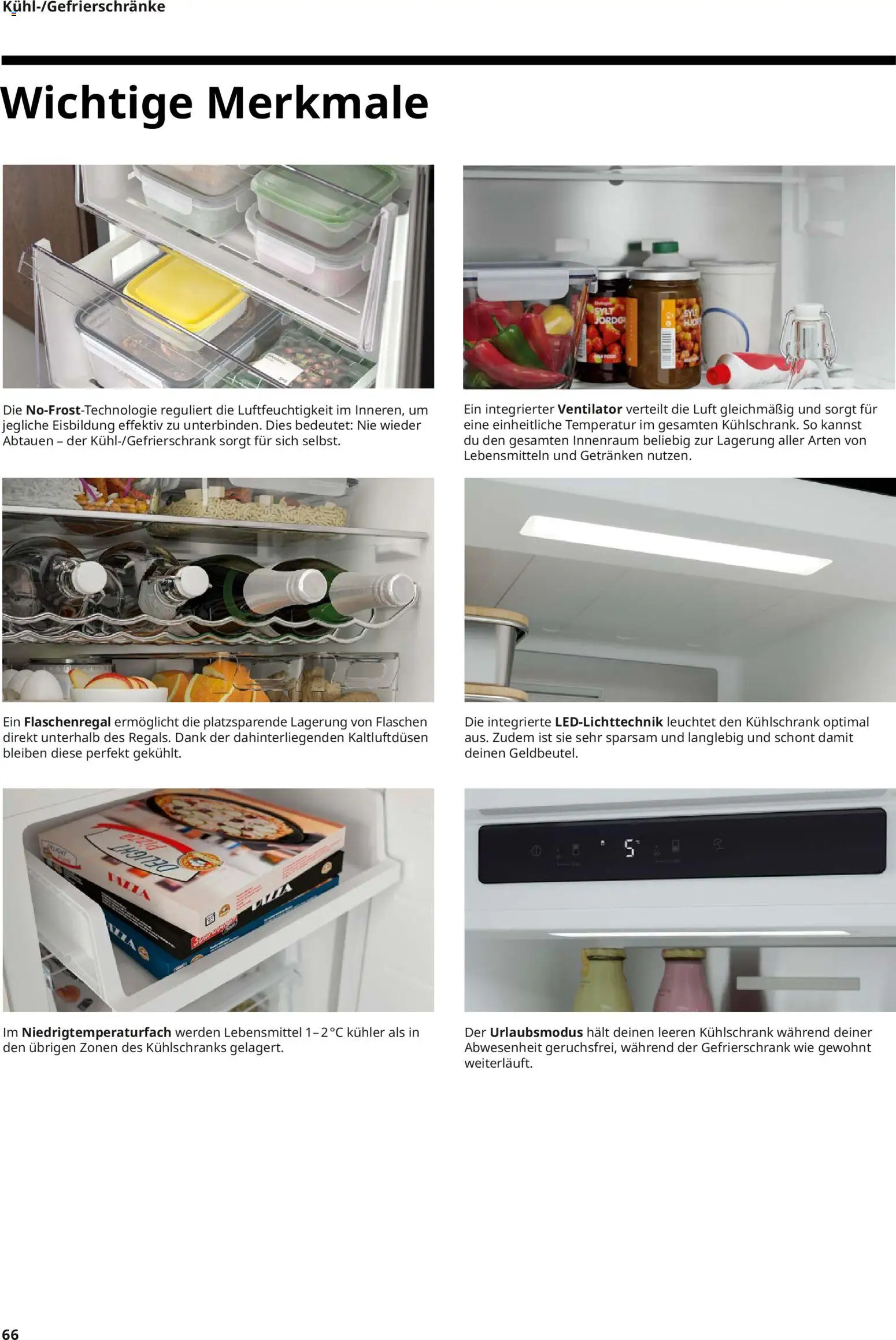 Ikea Elektrogeräte – gültig ab 10.04.2026 | Seite: 66 | Produkte: Gefrierschrank, Ventilator, Kühlschrank