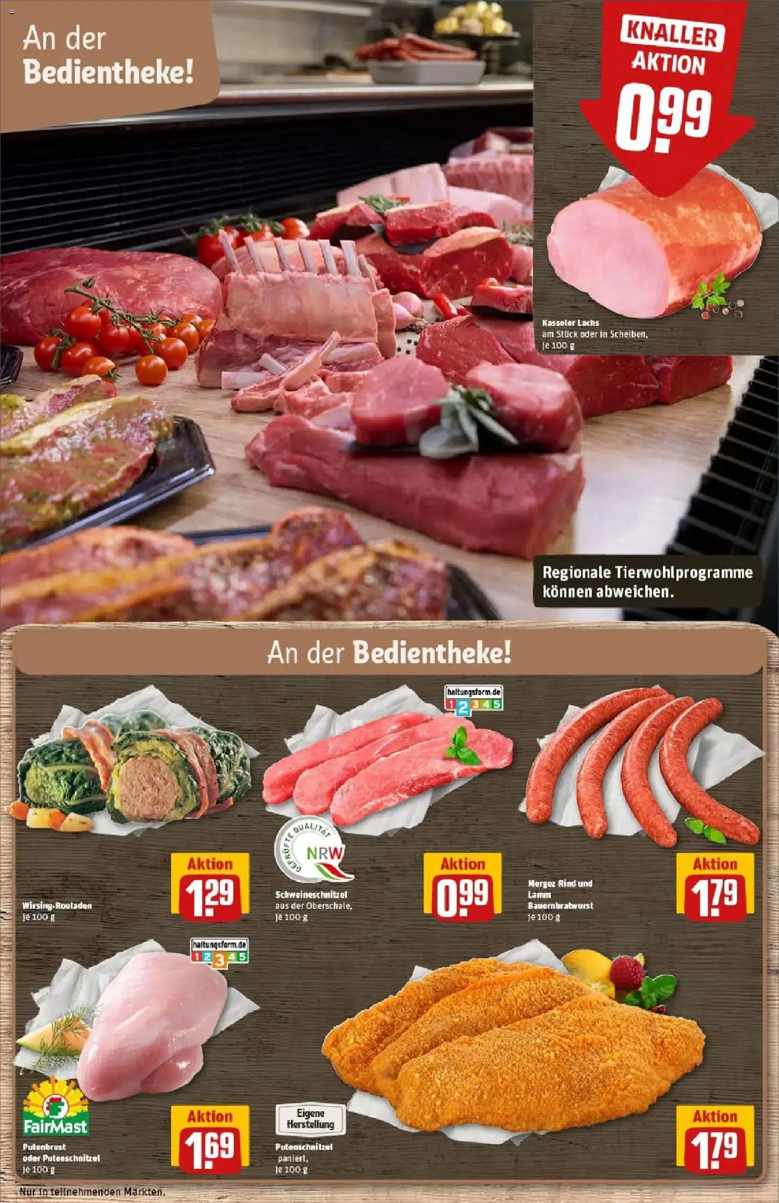 Rewe prospekt Herne	 – gültig ab 10.11.2025 | Seite: 10 | Produkte: Schnitzel, Lachs, Putenschnitzel