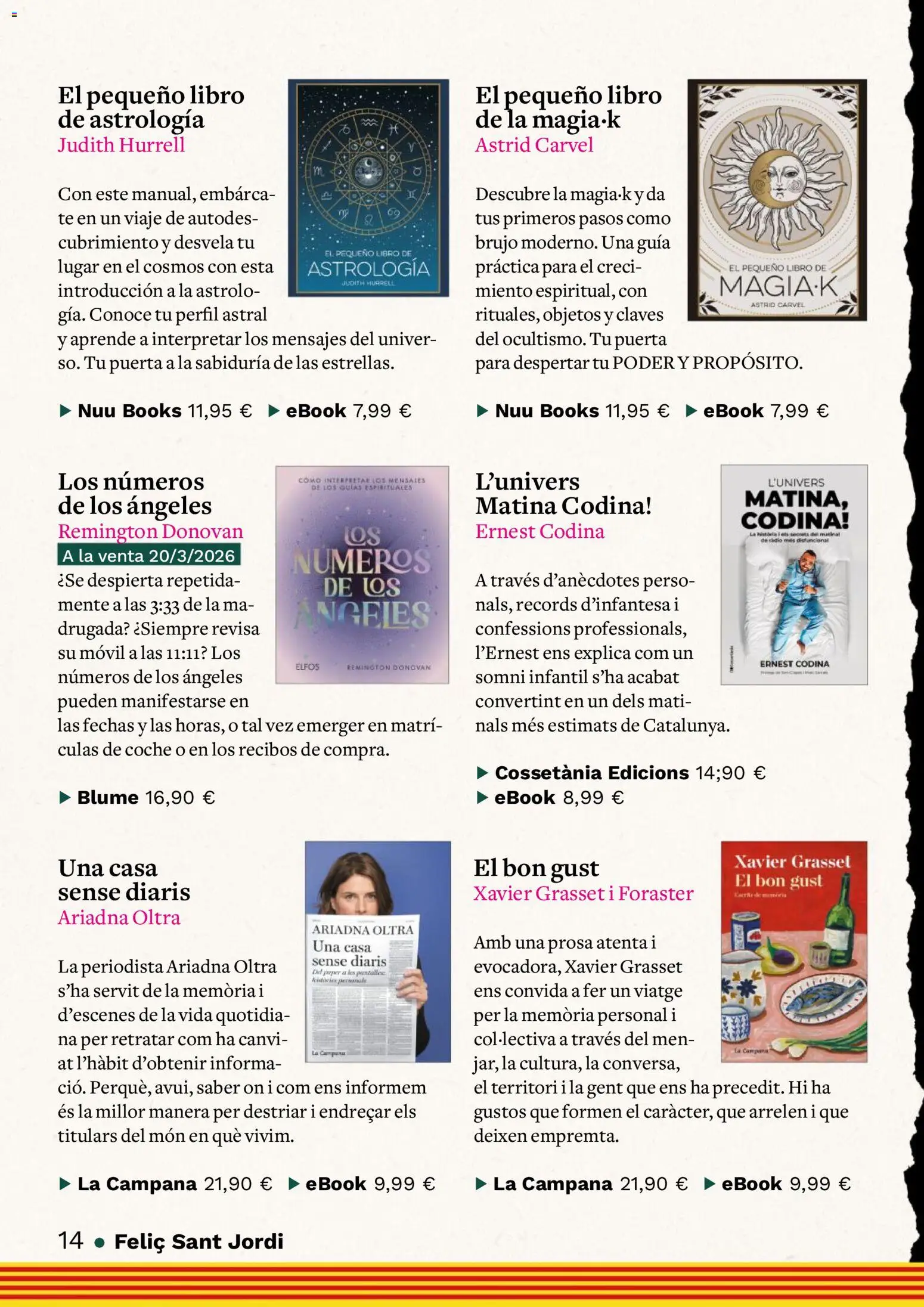 Casa del libro Rebel el qui llegeix │ válido desde el 01.04.2026 | Página: 14 | Productos: Té