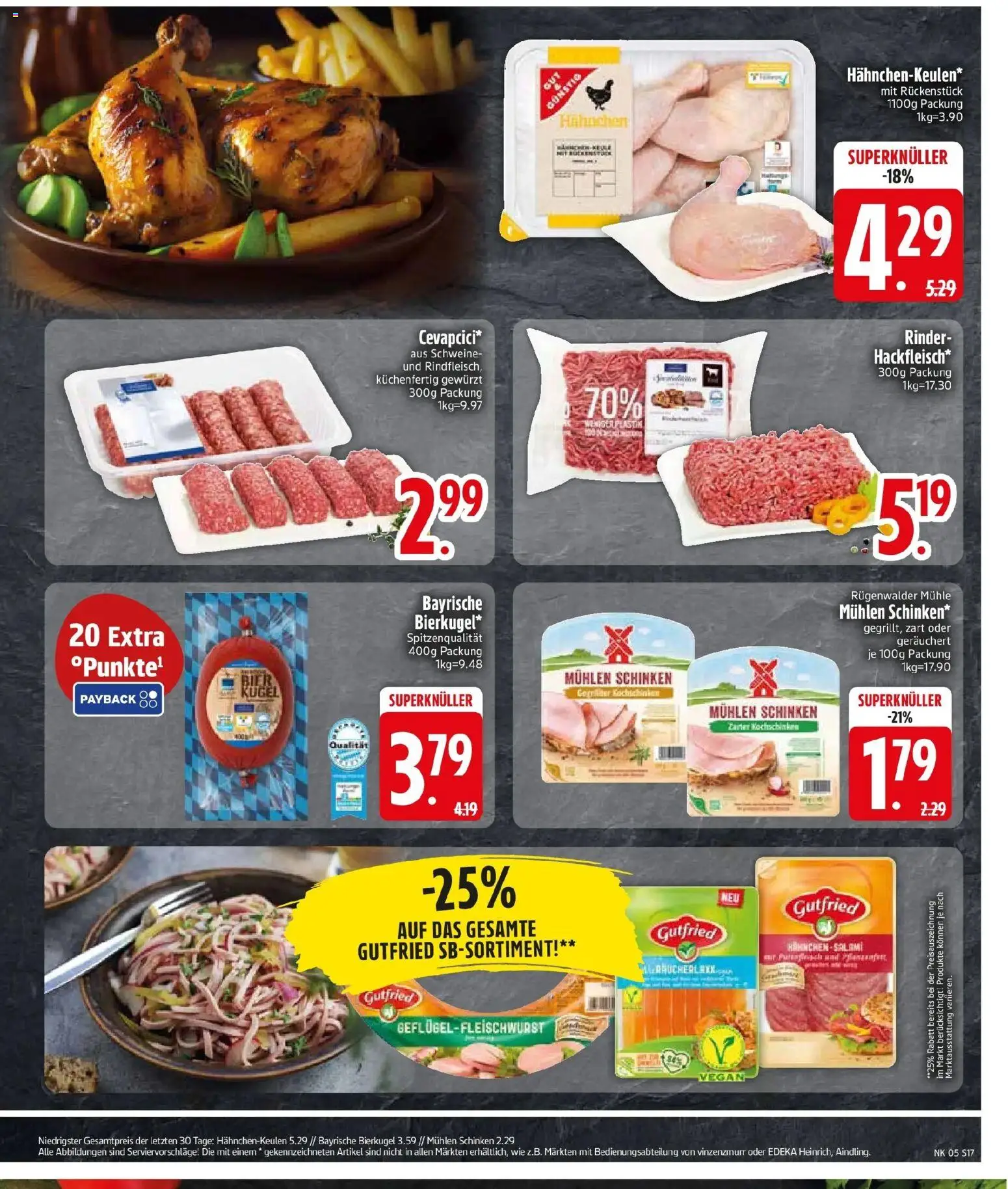 Edeka prospekt Altomünster	 (ab 26.01.2026) » Angebote Online | Seite: 19 | Produkte: Mühle, Cevapcici, Salami, Schinken