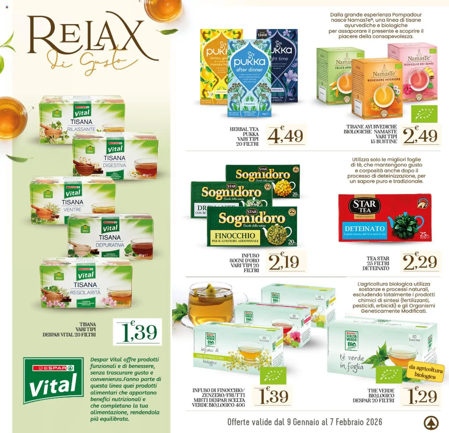 Volantino Interspar del 16.01.2026 | Pagina: 4 | Prodotti: Tè, The