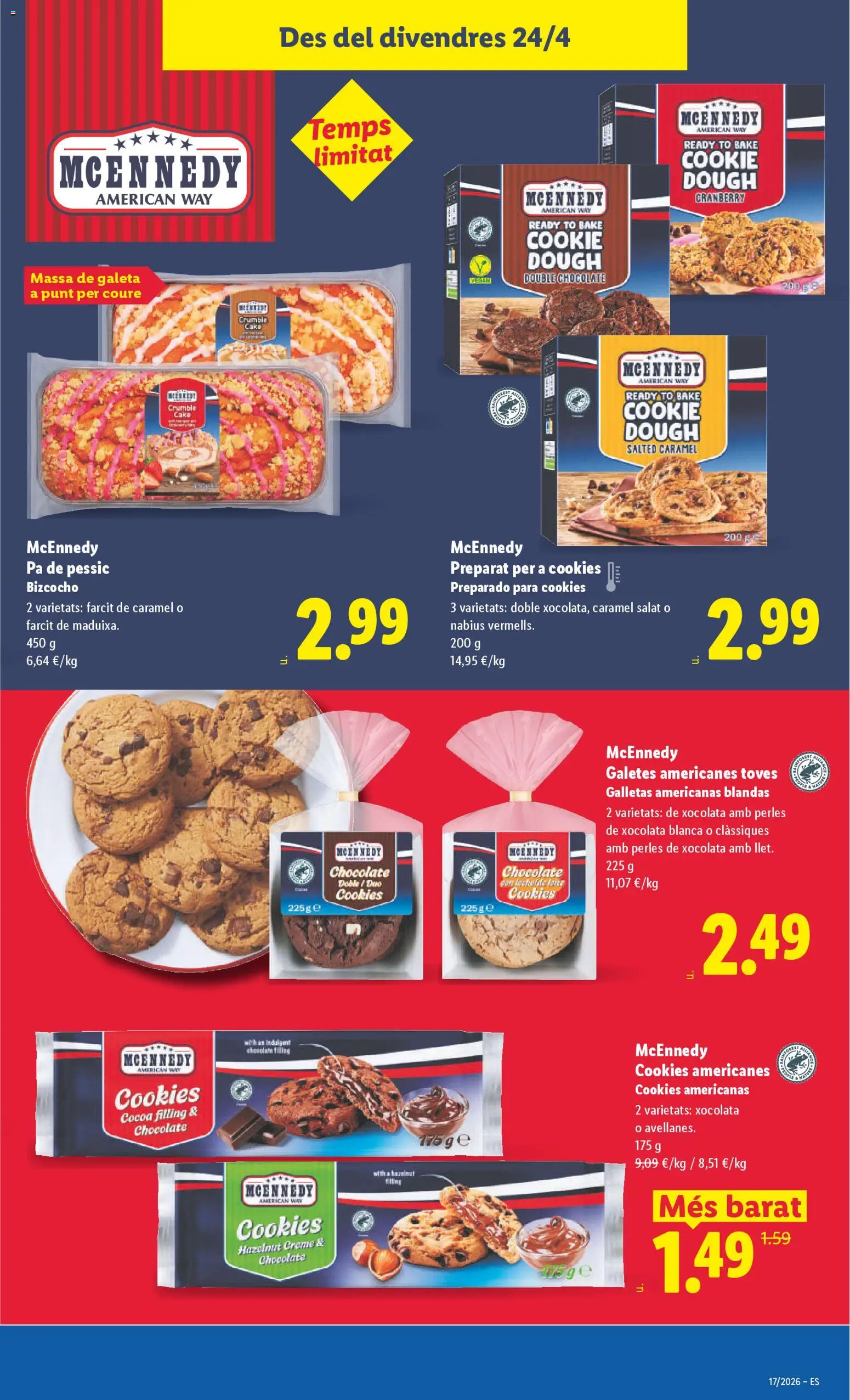 Lidl folleto │ válido desde el 20.04.2026 | Página: 35 | Productos: Chocolate, Galletas, Bizcocho