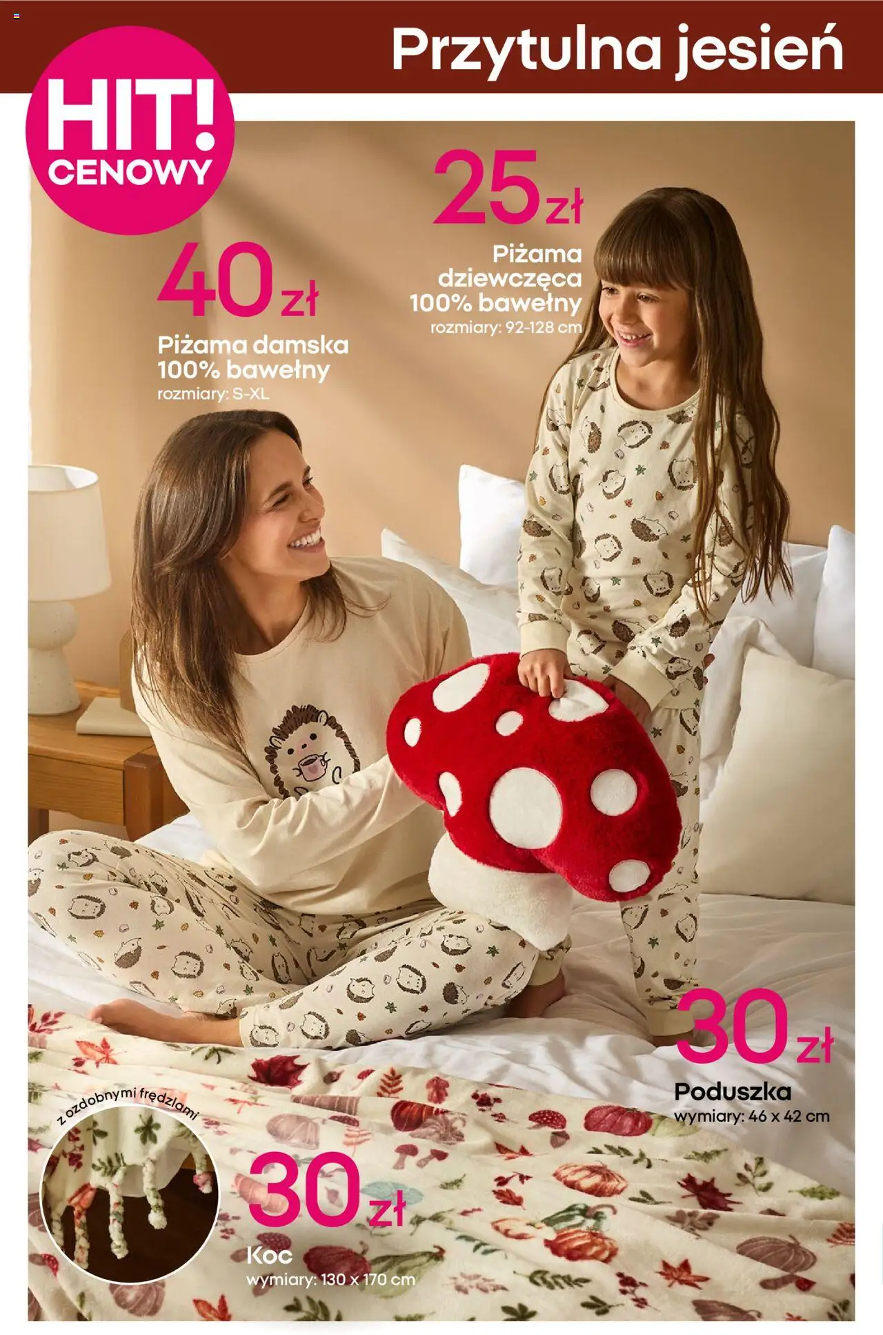 Pepco Gazetka od 21.08.2025 | Strona: 10 | Produkty: Piżama, Poduszka