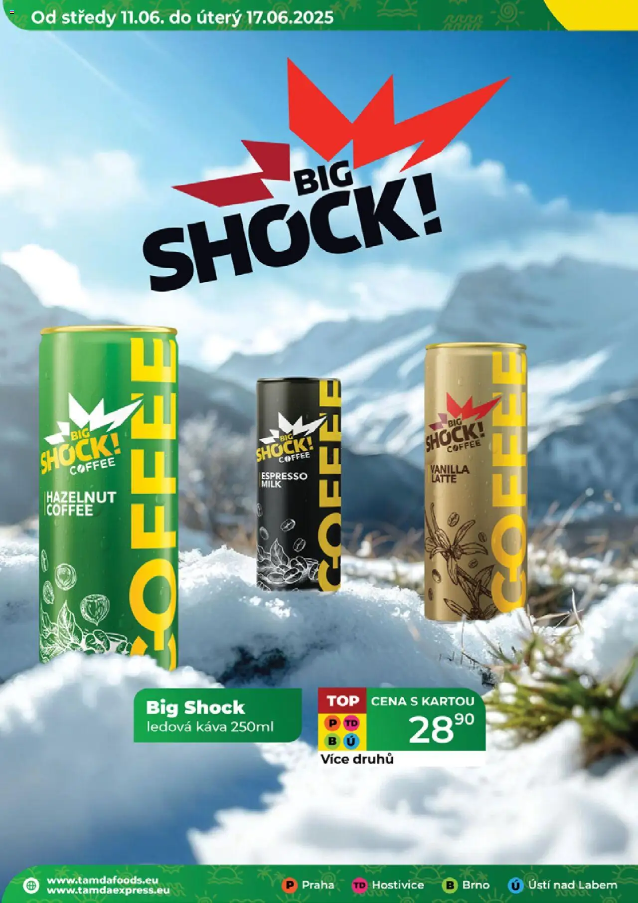 Tamda Foods leták od 11.06.2025 | Strana: 36 | Produkty: Ledová káva, Káva, Big Shock