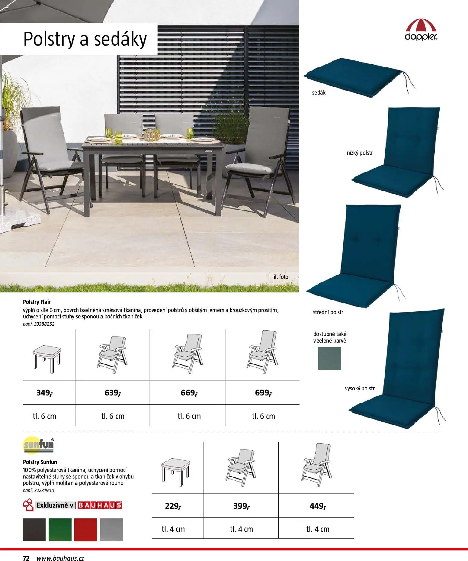 Bauhaus katalog Záhradní nábytek od 08.04.2026 | Strana: 72