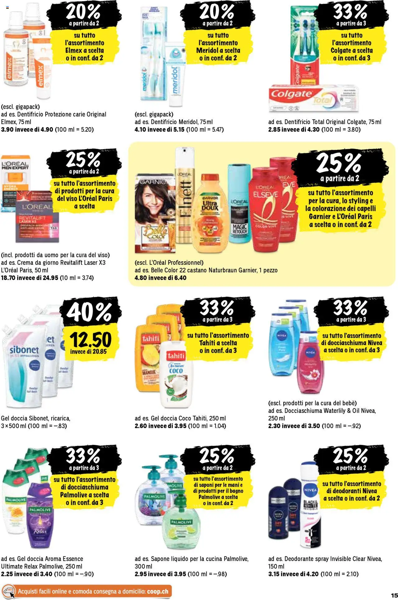 Coop - Una settimana di azioni ab 14.08.2025 | Seite: 15 | Produkte: Deodorant, Shower Gel