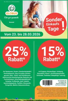 Globus prospekt Neustadt	 ab 23.03.2026 gültig