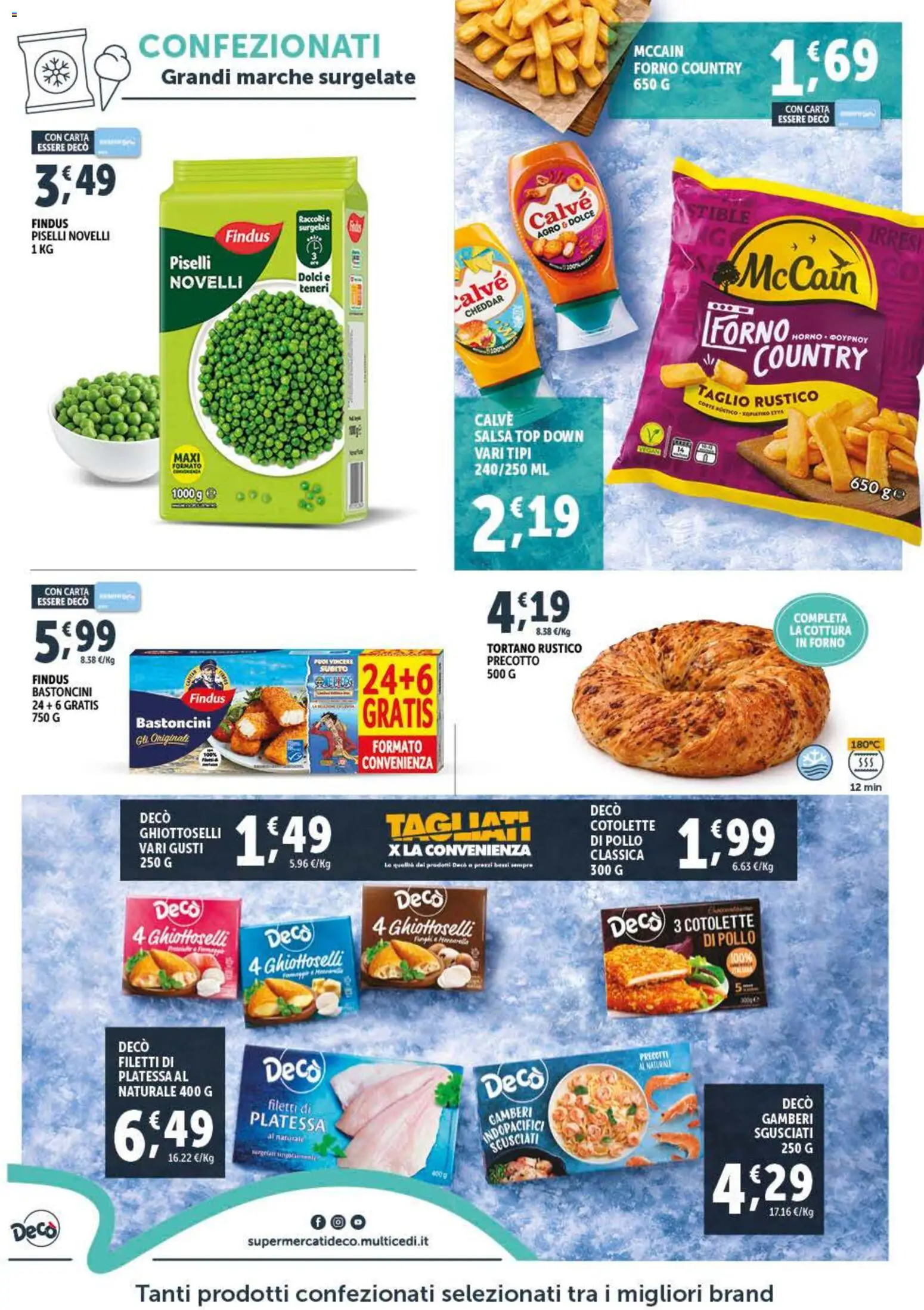 Volantino Decò del 17.03.2026 | Pagina: 7 | Prodotti: Pollo, Top, Piselli, Forno