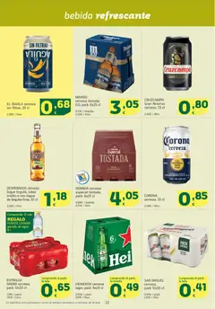 Vista previa HiperDino folleto válido desde el 07.01.2026 | Página: 22 | Productos: Cerveza, Παρμεζάνα, Σπανάκι