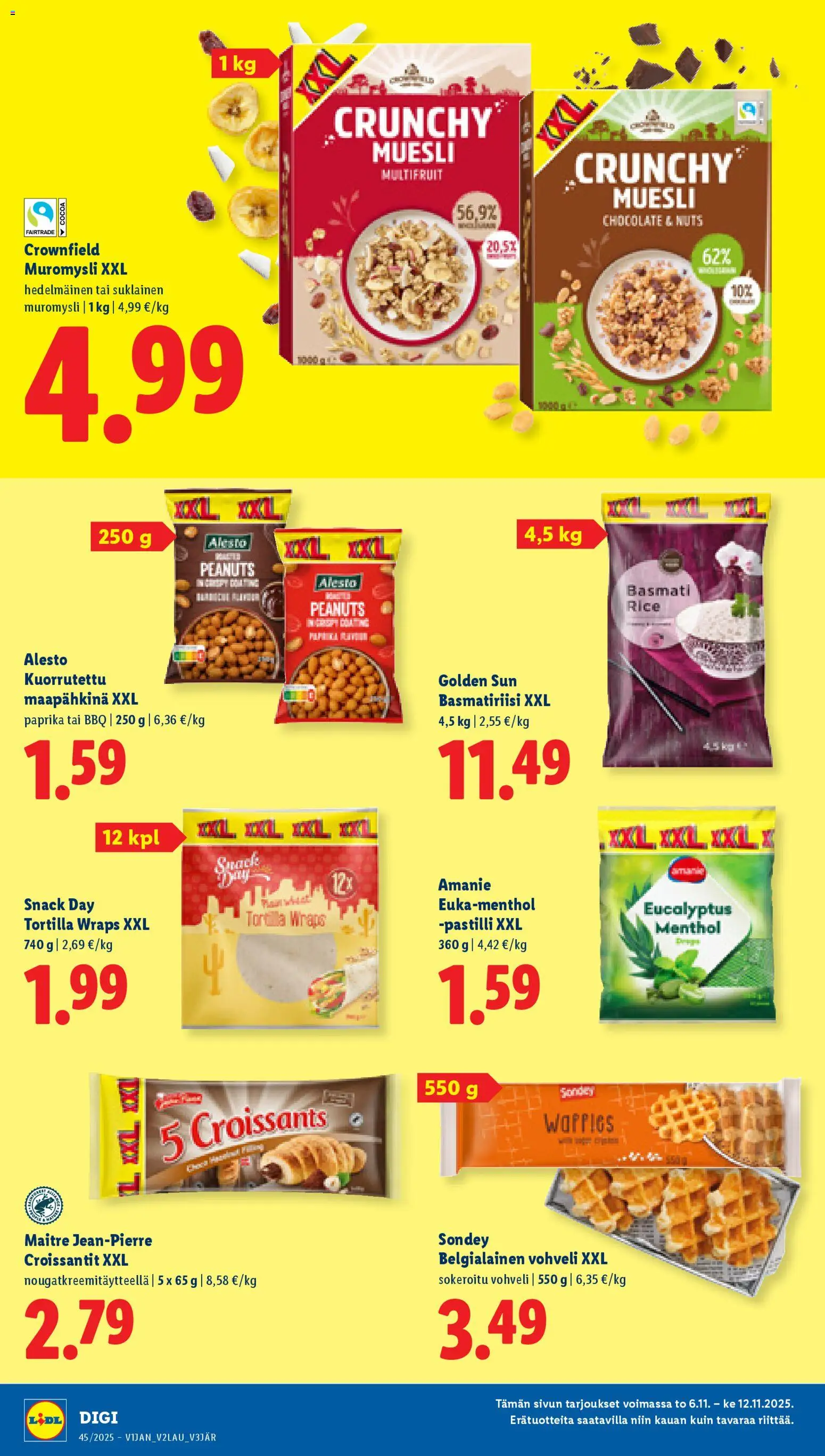 Lidl tarjoukset - Tampere – voimassa 06.11.2025 alkaen | Sivu: 13 | Tuotteet: Paprika, Tortilla