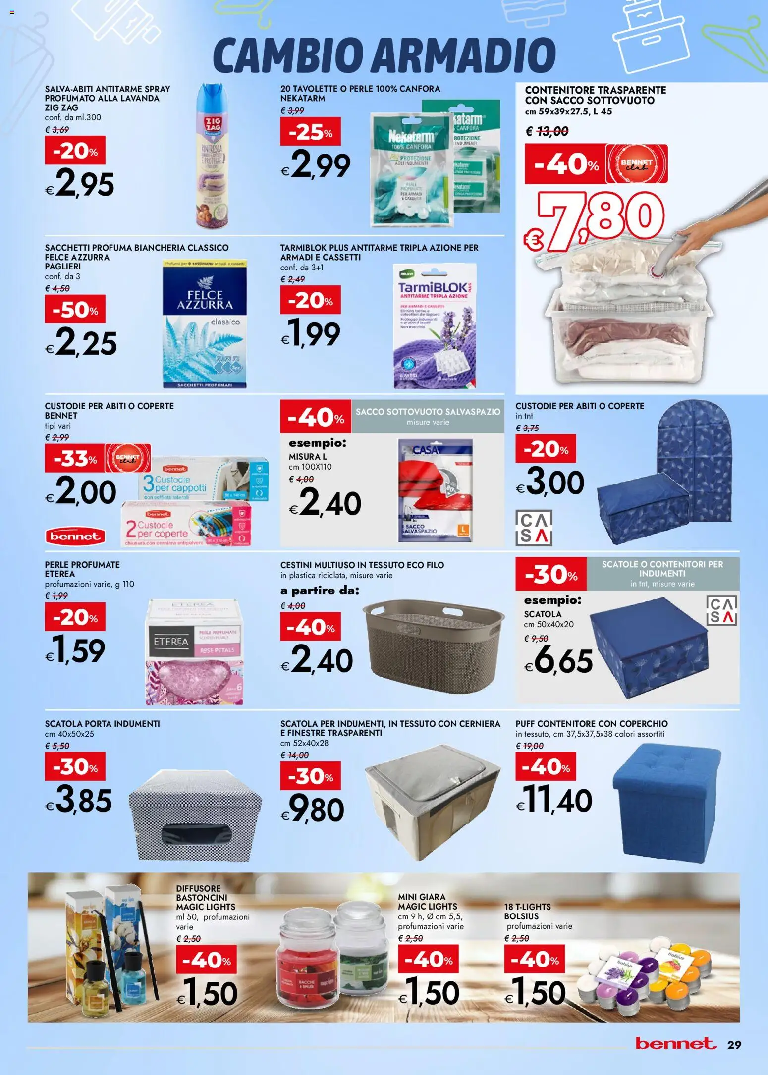 Volantino bennet del 23.04.2026 | Pagina: 29 | Prodotti: Abiti, Spezie, Contenitore, Armadio