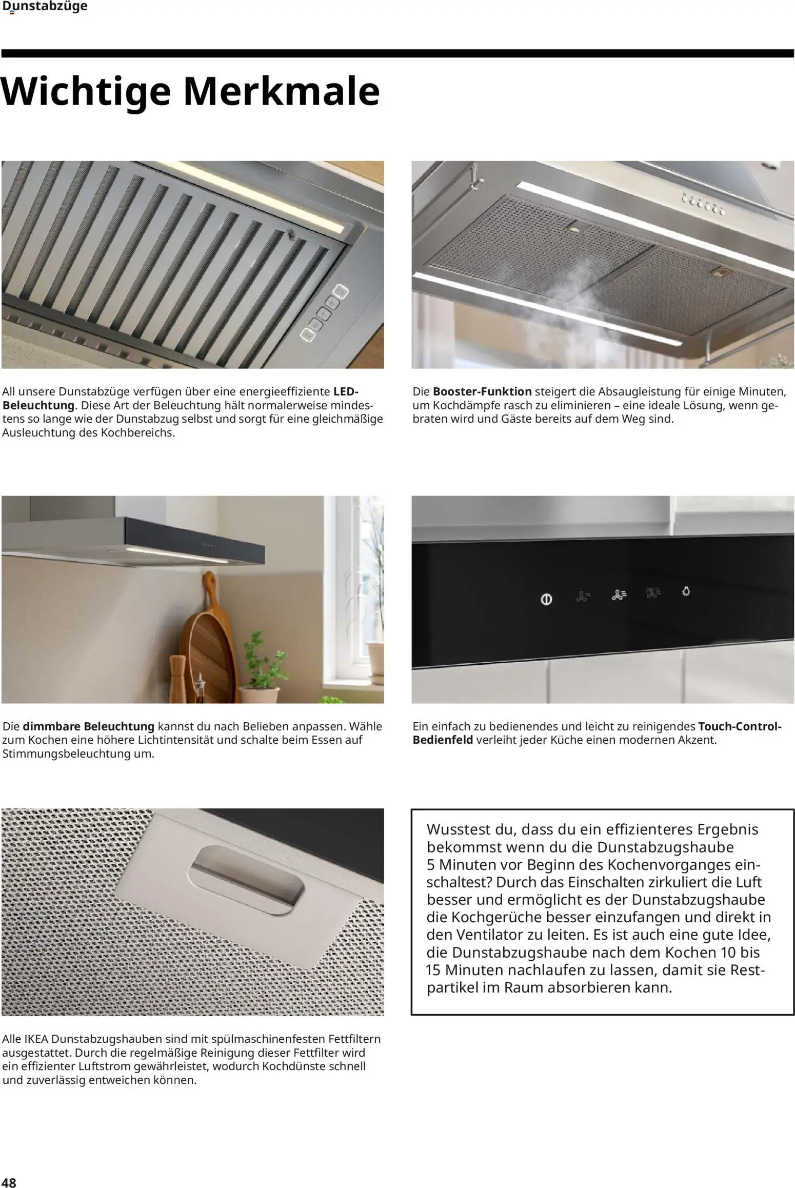 Ikea Elektrogeräte – gültig ab 10.04.2026 | Seite: 48 | Produkte: Ventilator, Küche, Dunstabzug