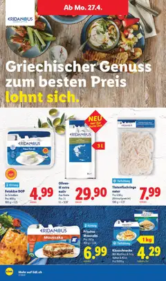 Lidl aktionen ab 23.04.2026 gültig | Seite: 24 | Produkte: Feta, Käse, Öl