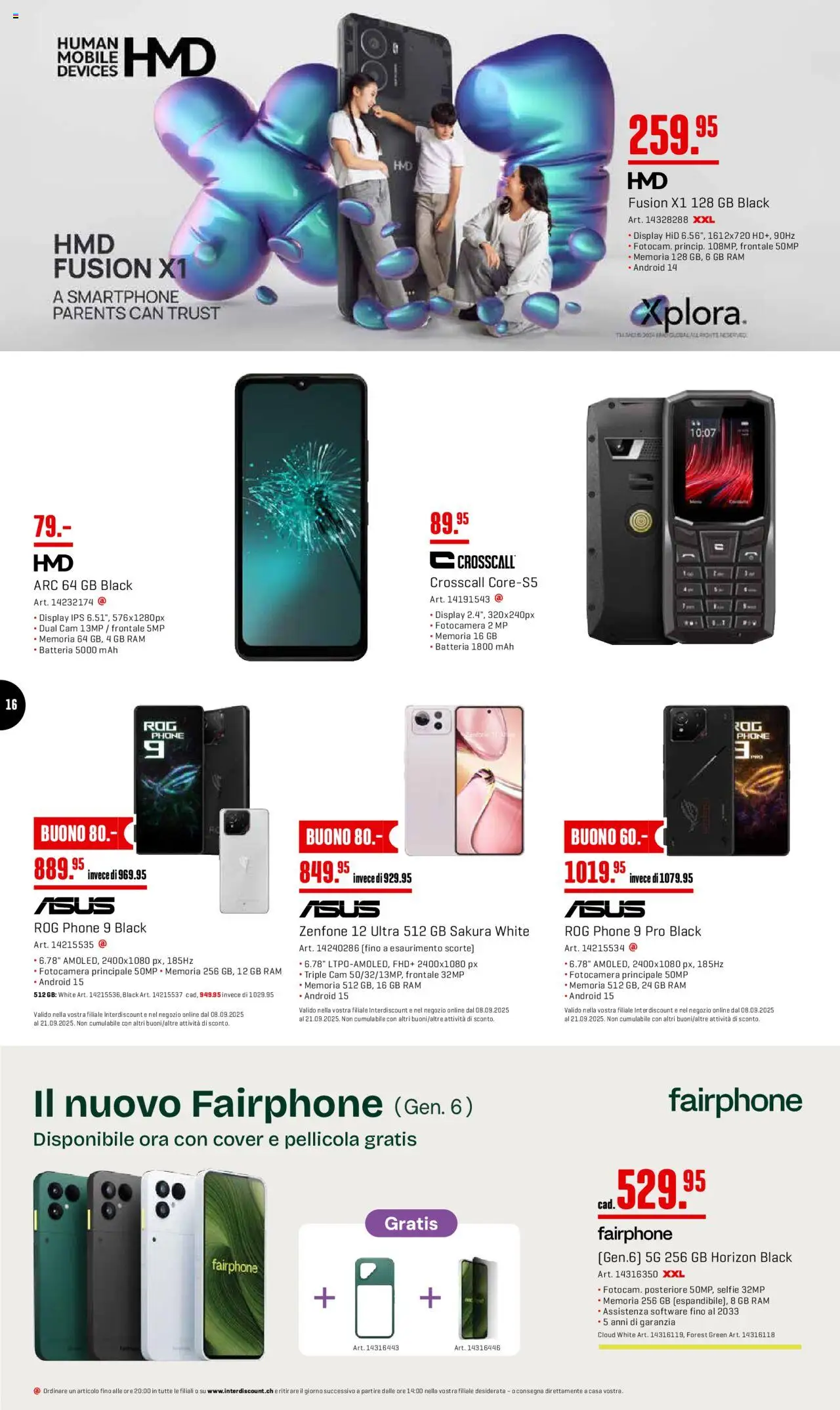 Interdiscount Aktionen Brand Love IT – gültig ab 08.09.2025 | Seite: 16 | Produkte: Smartphone