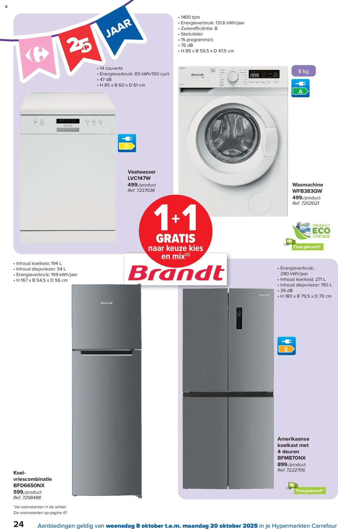 {H1} | Pagina: 24 | Producten: Koelkast, Wasmachine, Vaatwasser