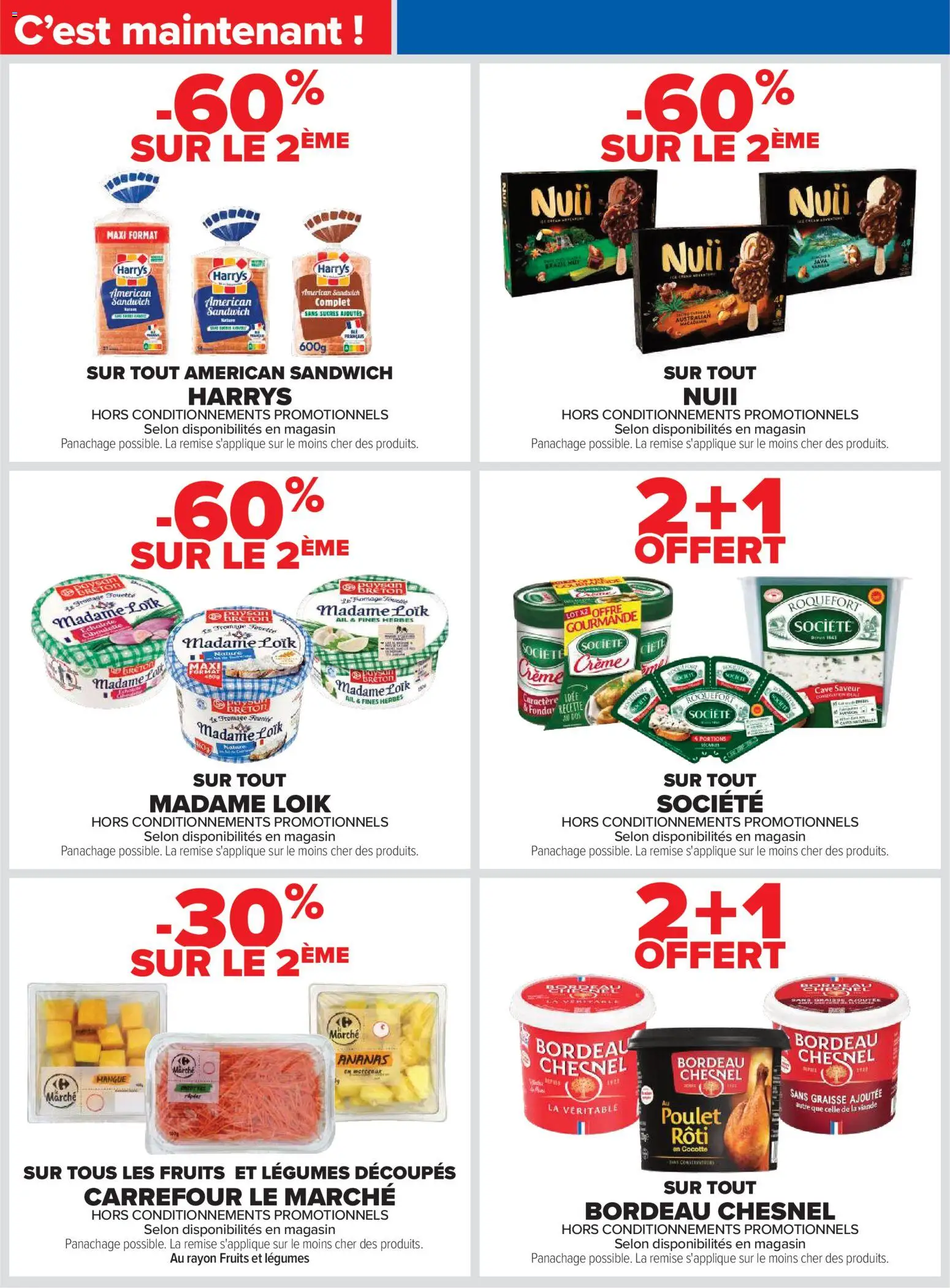 {H1} | Page: 35 | Produits: Mangue, Sandwich, Ail, Fromage