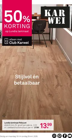 KARWEI folder - Voorbeeld van een folder van KARWEI, geldig van 16.03.2026