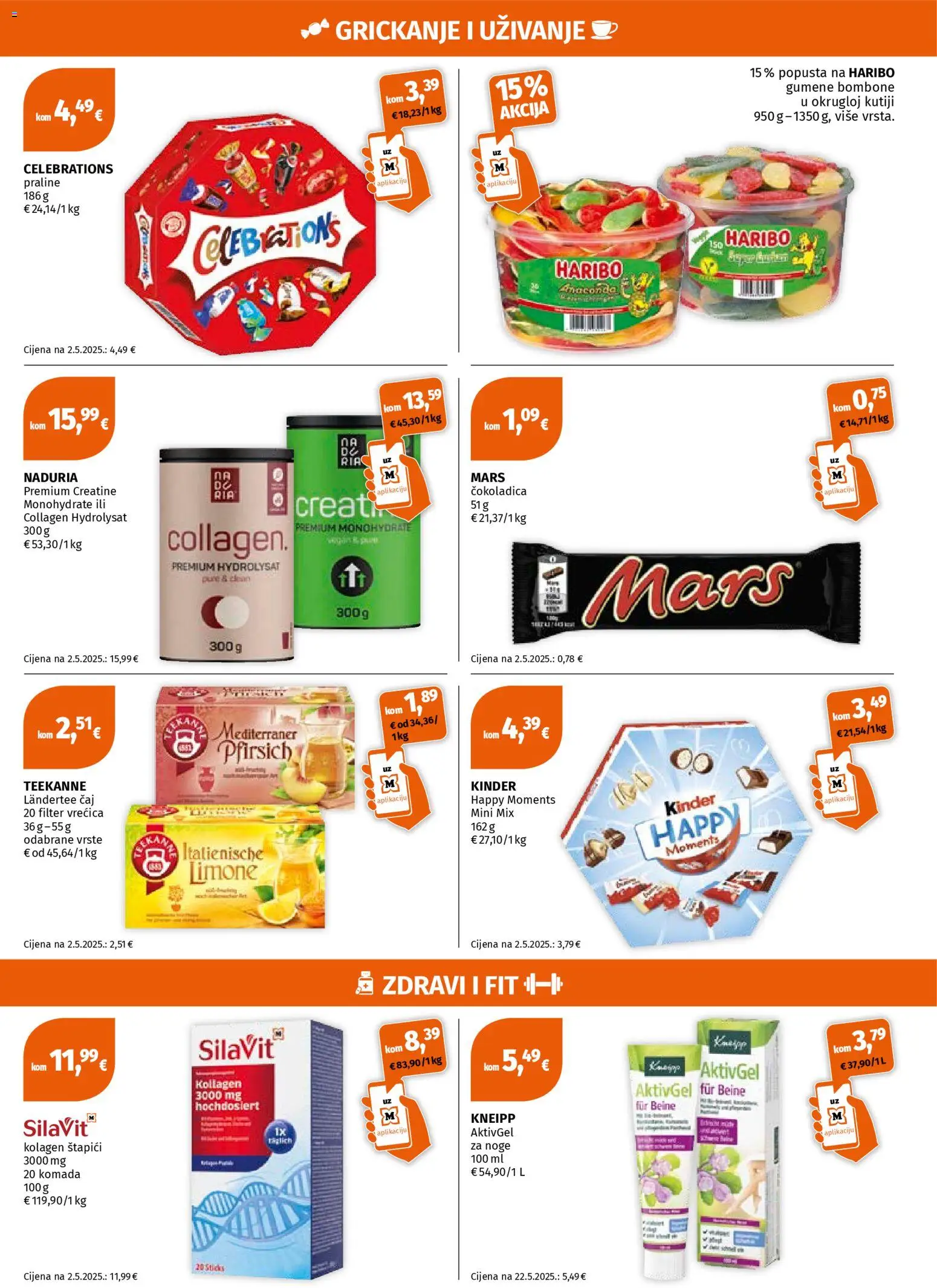 Müller katalog | vrijedi od 20.04.2026 | Stranica: 7 | Proizvodi: Praline, Čaj, Štapići