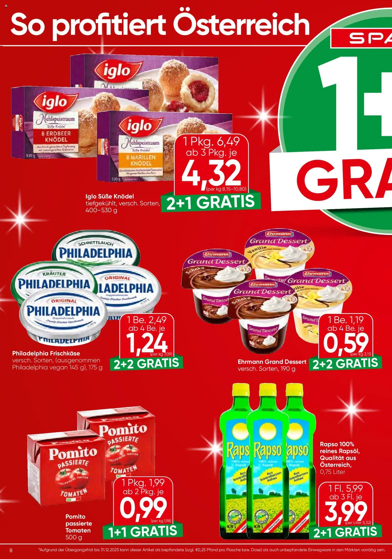 Spar Flugblatt - Wien gültig ab 23.12.2025 | Seite: 8 | Produkte: Tomaten