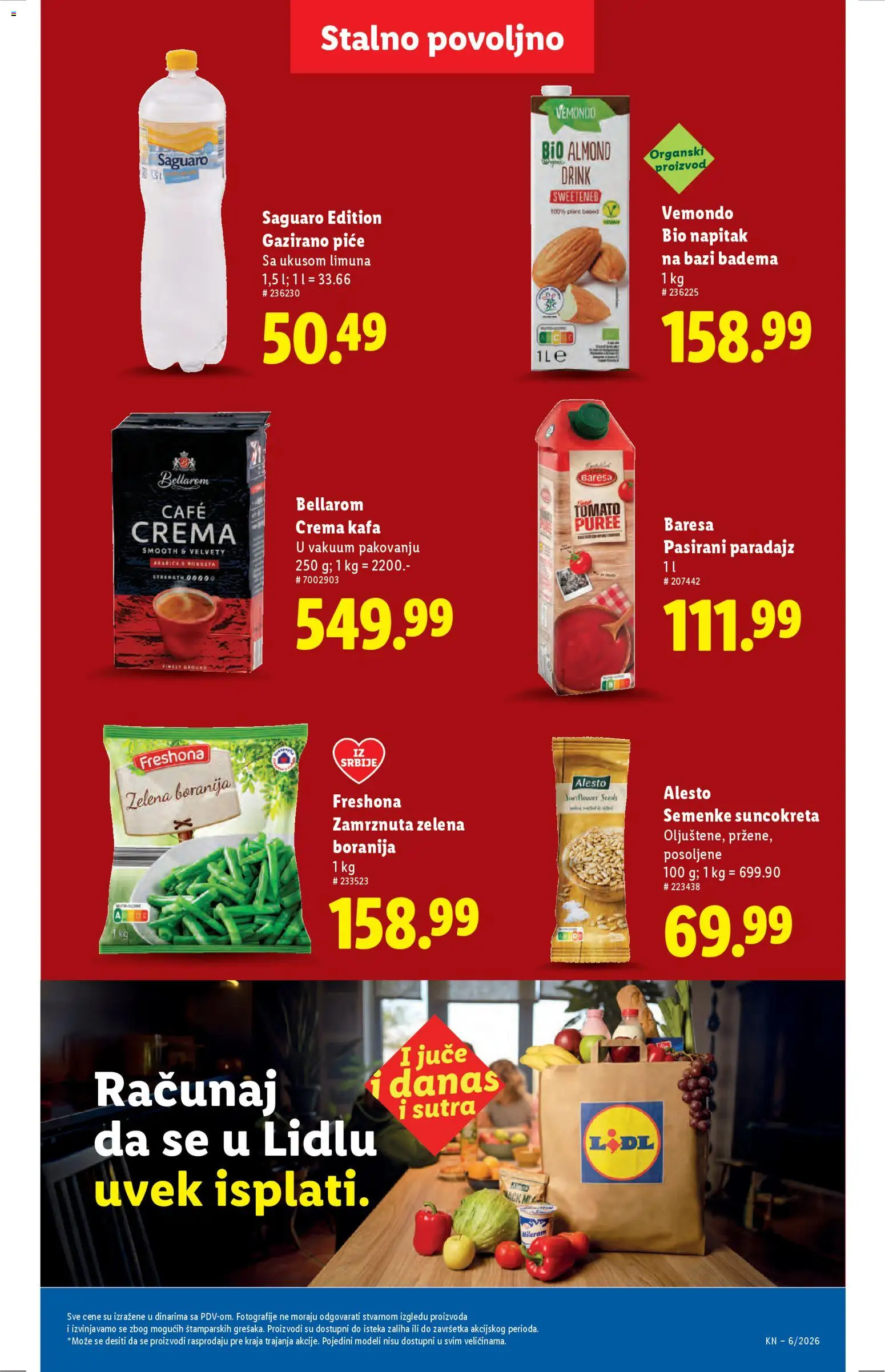 Lidl katalog - važi od 05.02.2026 | Strana: 31 | Proizvode: Boranija, Pasirani paradajz, Kafa, Paradajz