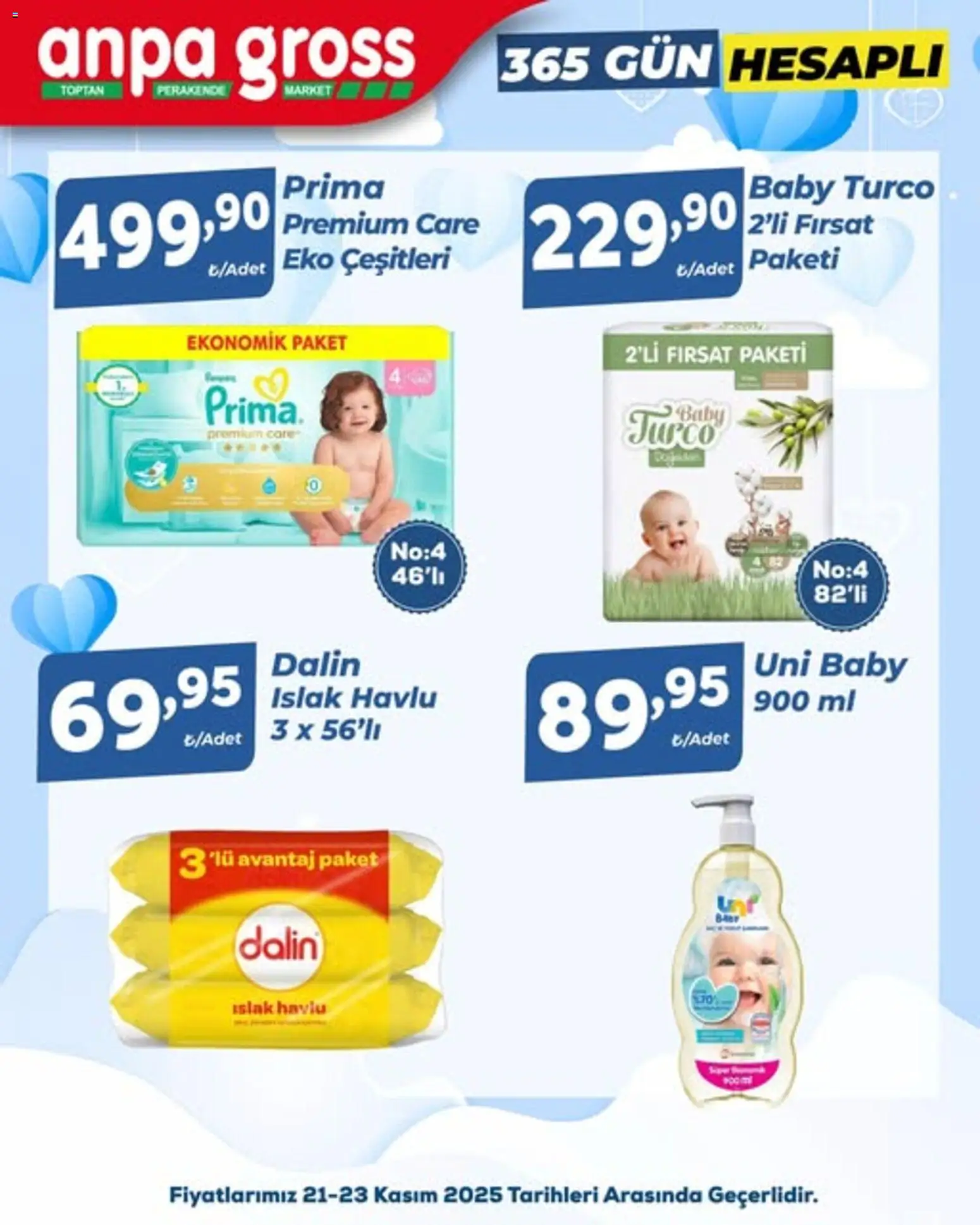 Anpa Gross İndirim Bebek - 21.11.2025 tarihinden itibaren geçerlidir | Sayfa: 1