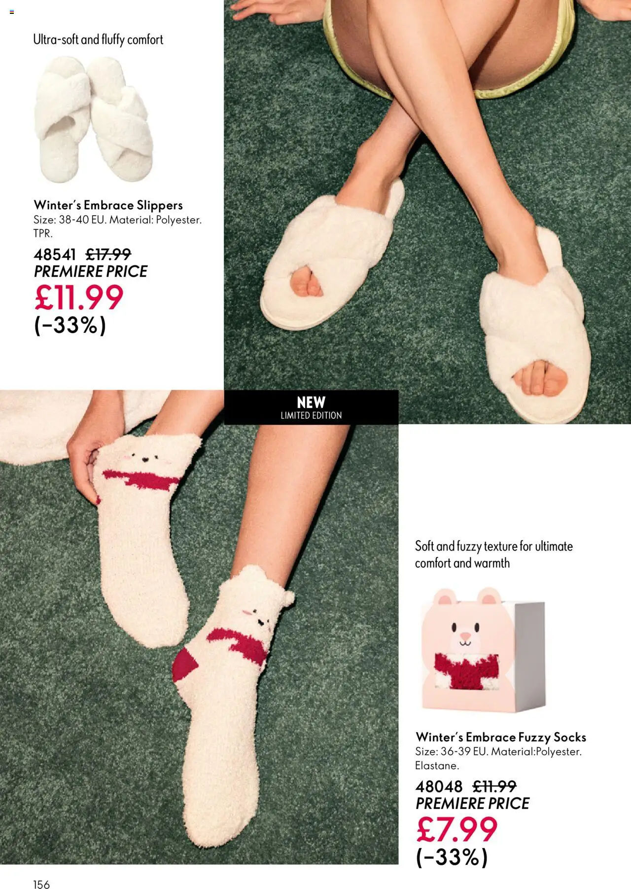 {H1} | Page: 156 | Products: Socks, Slippers