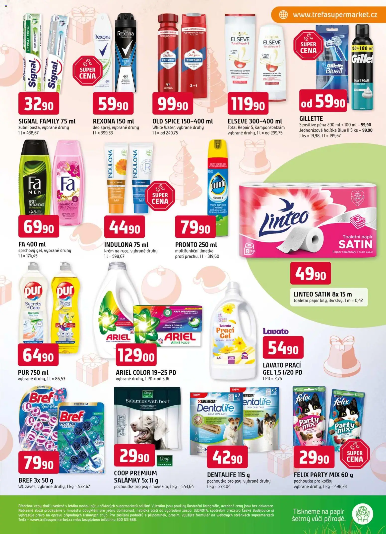 Trefa leták od 26.11.2025 | Strana: 11 | Produkty: Ariel, Party mix, Wc, Old Spice