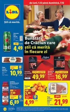Ofertele Lidl valabile de la 01.12.2025