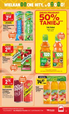 Pogląd oferty "POLOmarket gazetka" - ważna od 01.04.2026 | Strona: 57 | Produkty: Brzoskwinia, Sok, Owoce