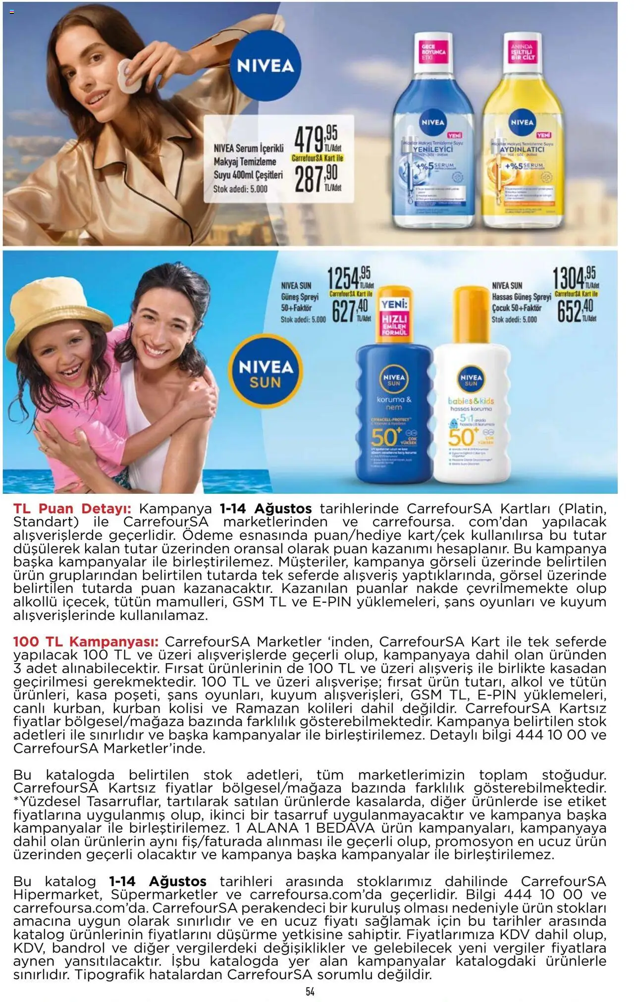 CarrefourSA Katalog - 01.08.2025 tarihinden itibaren geçerlidir | Sayfa: 54 | Ürünler: Makyaj, Kasa