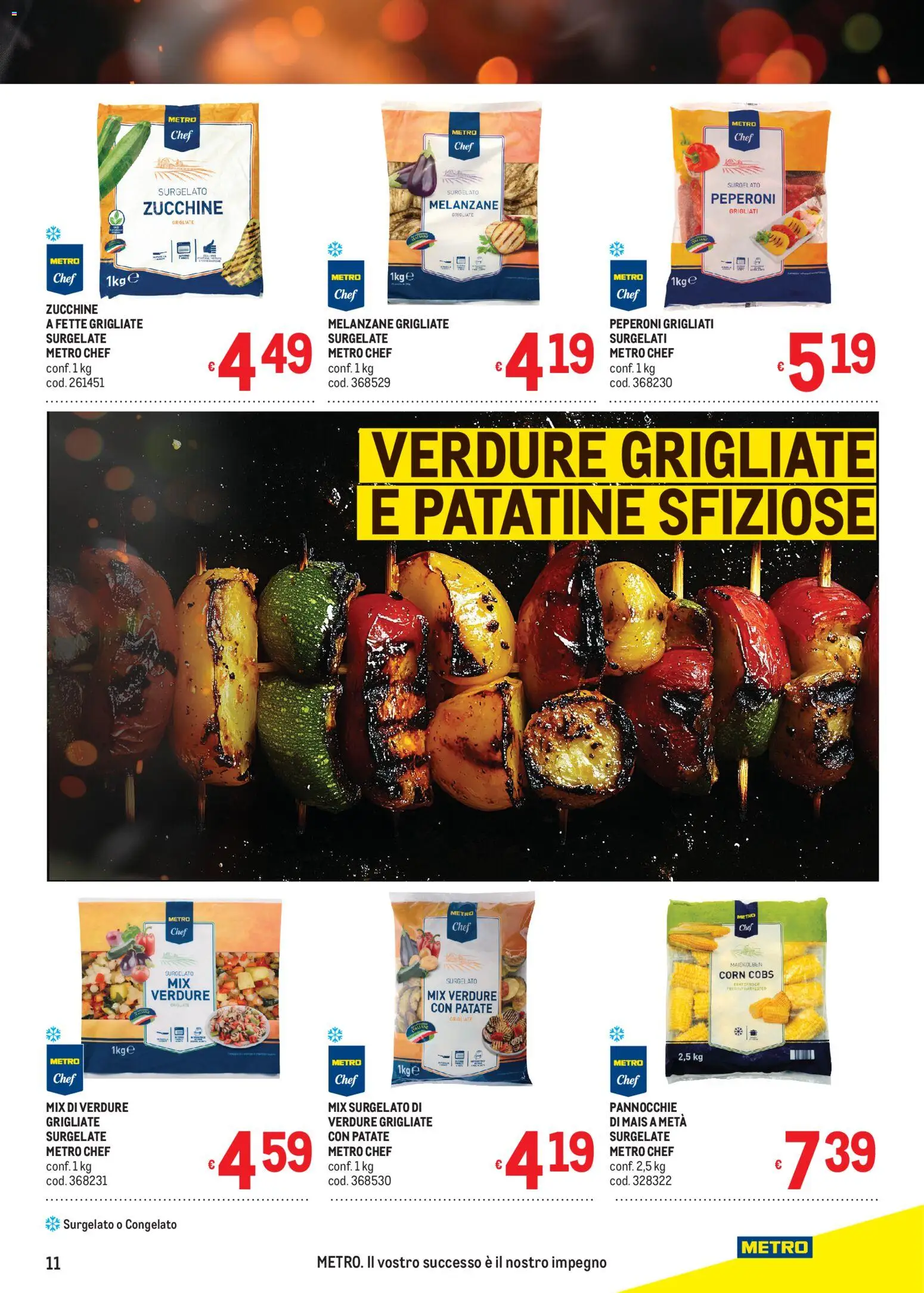 Volantino Metro del 02.04.2026 | Pagina: 11 | Prodotti: Peperoni, Melanzane, Mais, Zucchine