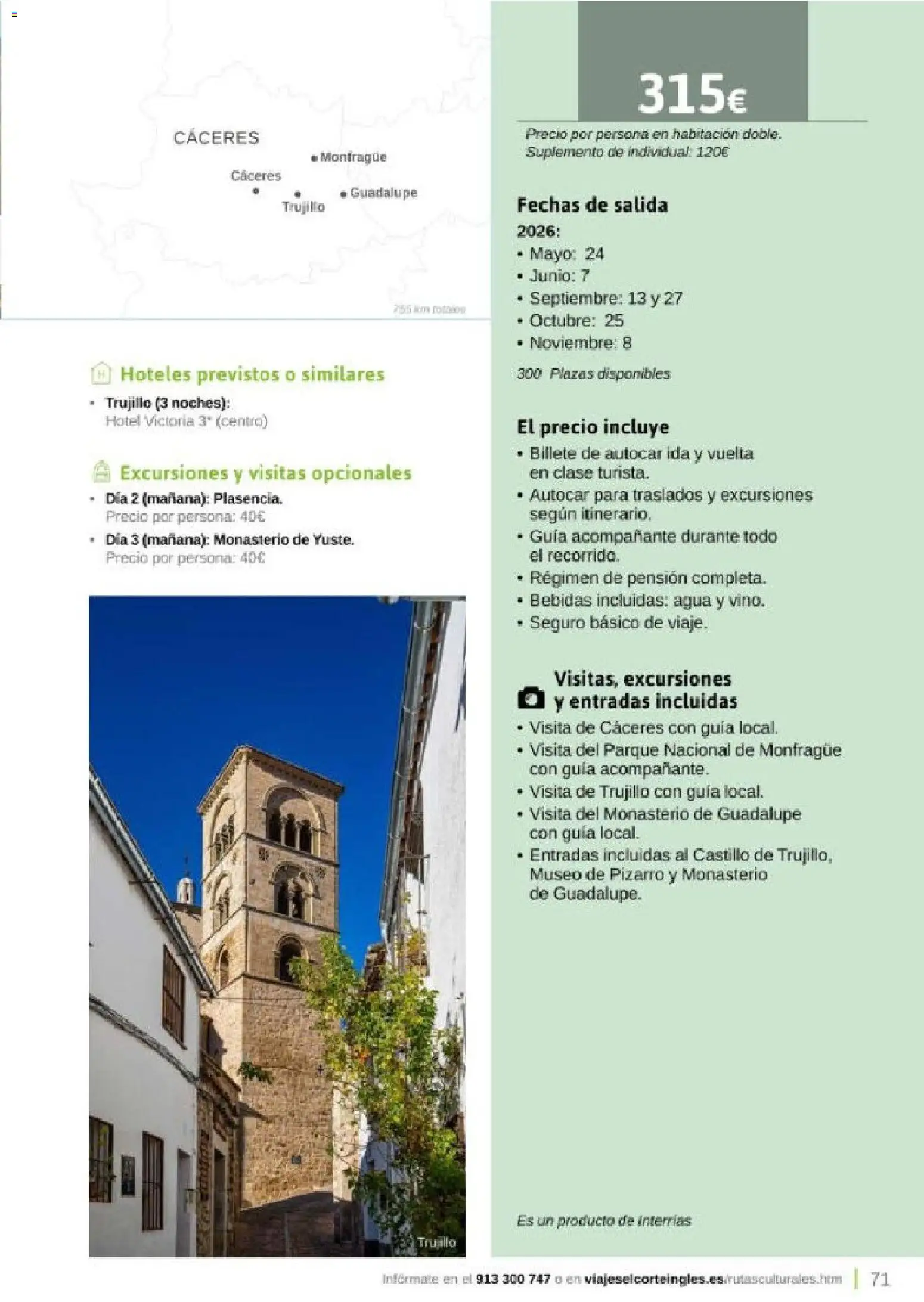 Viajes El Corte Inglés Rutas Culturales de la Comunidad de Madrid │ válido desde el 01.04.2026 | Página: 71