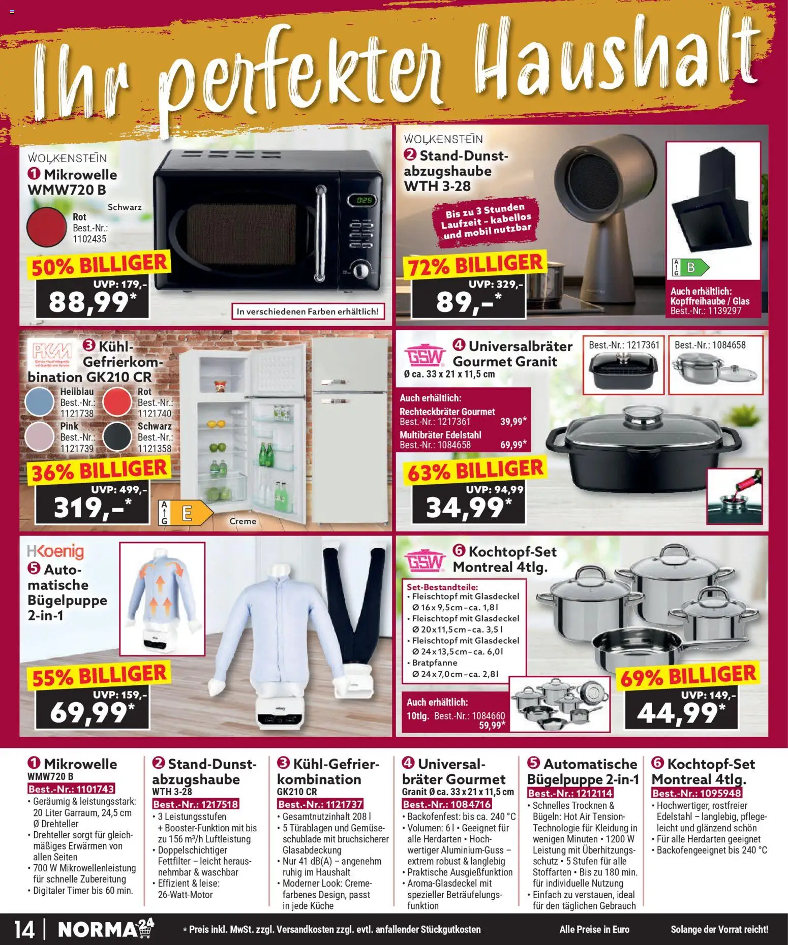 Norma Bestellmagazin Dezember 2025 – gültig ab 01.12.2025 | Seite: 14