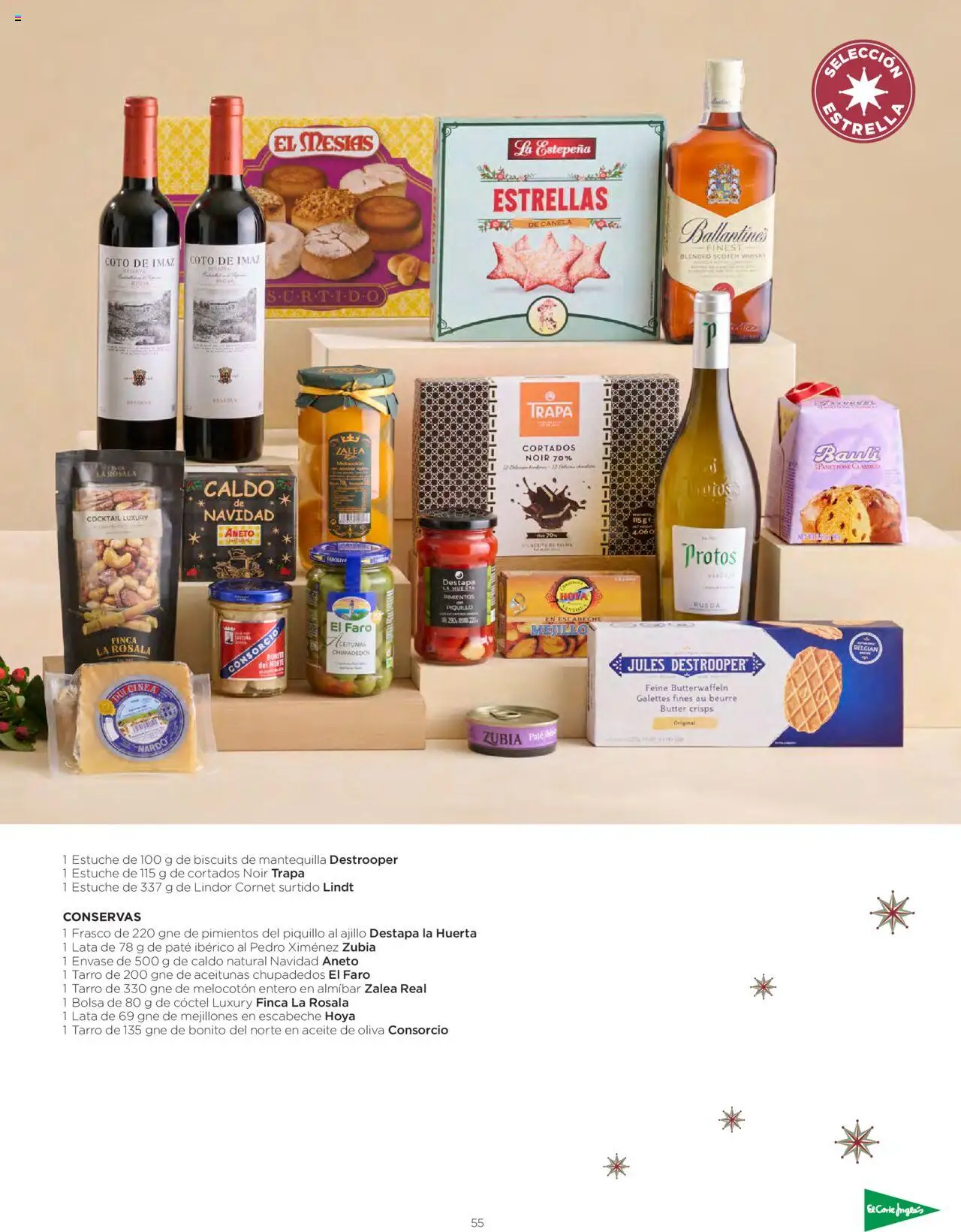 El Corte Inglés ofertas │ válido desde el 06.10.2025 | Página: 55 | Productos: Paté, Whisky, Bolsa, Συσκευή ροής