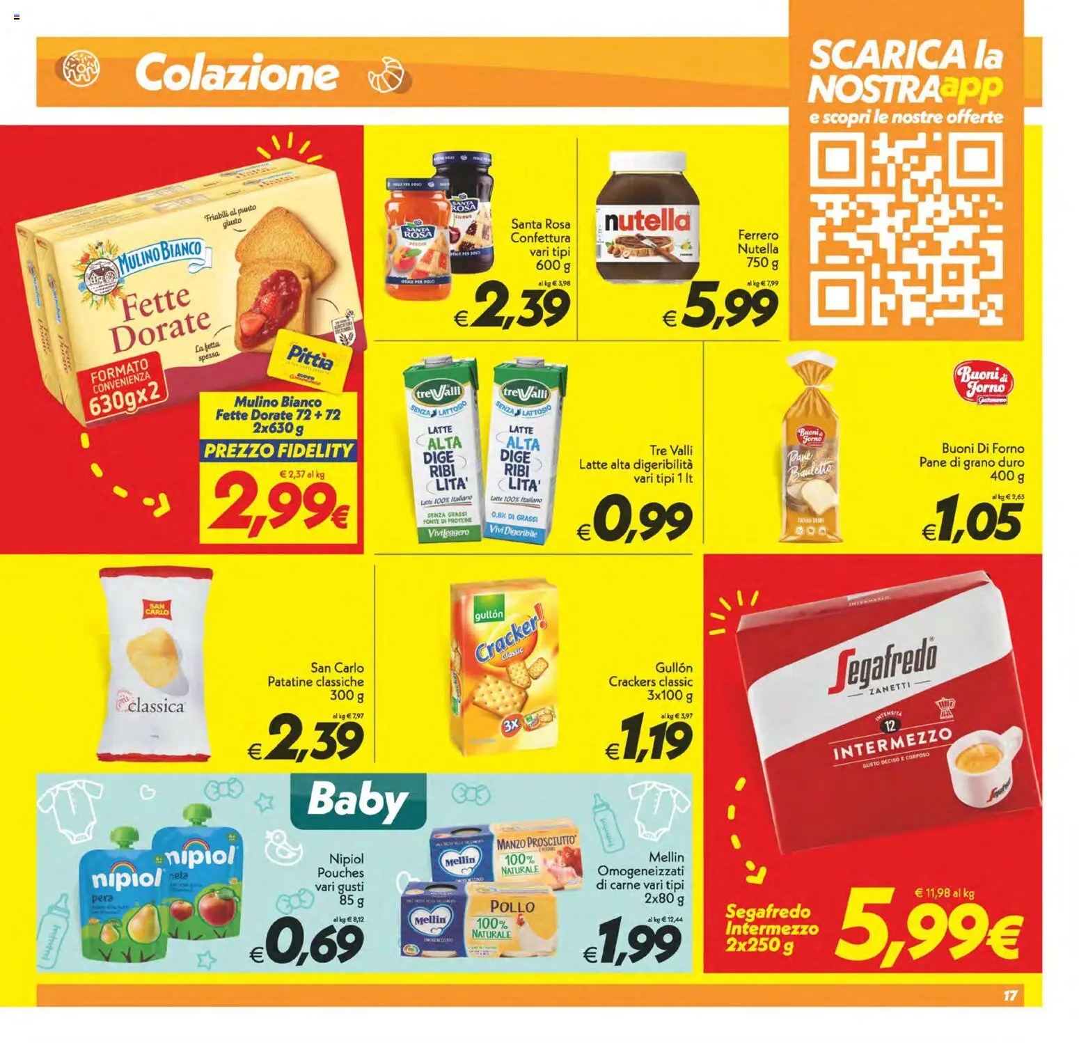Volantino SuperConveniente del 06.03.2026 | Pagina: 17 | Prodotti: Pane, Pollo, Manzo, Latte