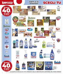 Volantino Ipercoop del 11.09.2025 | Pagina: 6 | Prodotti: Tagliatelle, Merluzzo, Padella, Paella