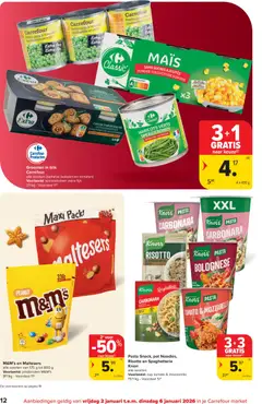Carrefour market folder week 1 - Voorbeeld van een folder van Carrefour market, geldig van 02.01.2026 | Pagina: 12