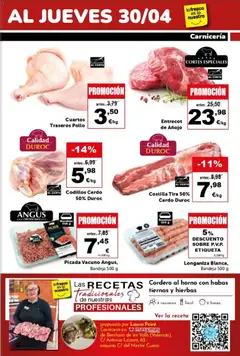 Vista previa Masymas folleto válido desde el 24.04.2026 | Página: 3 | Productos: Cerdo, Longaniza, Φίλτρο καφέ, Bandeja