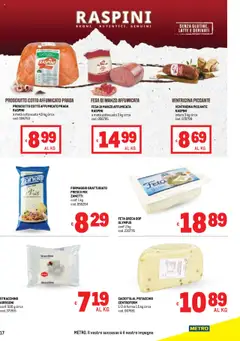 Volantino Metro del 14.08.2025 | Pagina: 17 | Prodotti: Manzo, Formaggio, Prosciutto, Metro