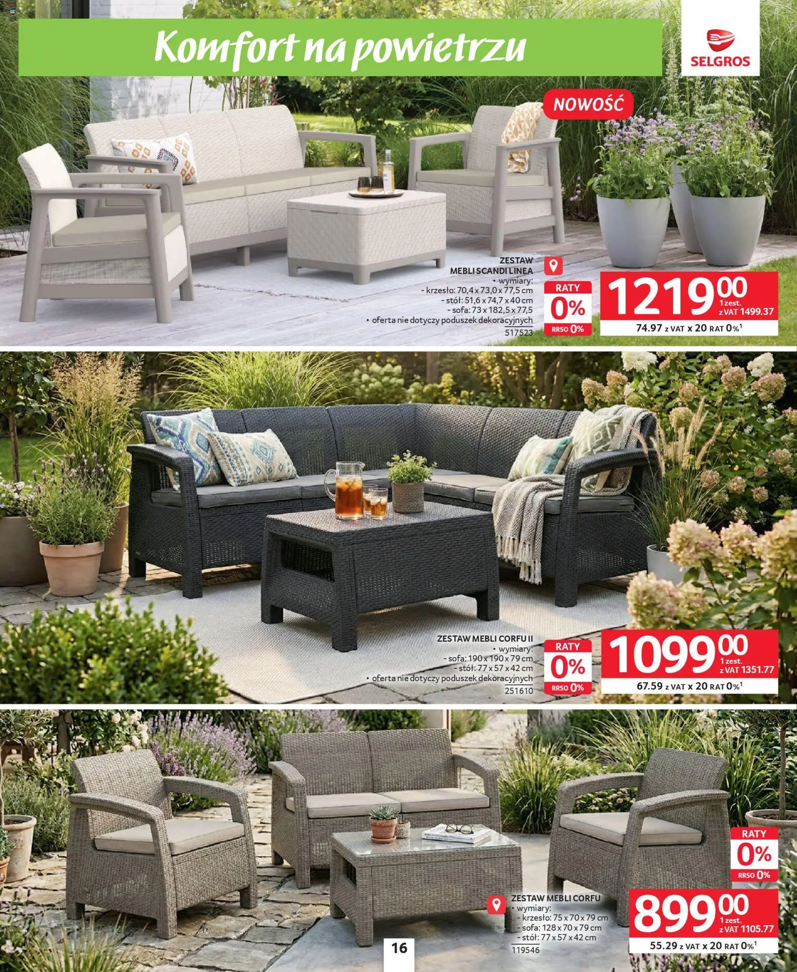 Selgros cash&carry gazetka - Grillowanie od 23.04.2026 | Strona: 28 | Produkty: Sofa, Stół, Krzesło