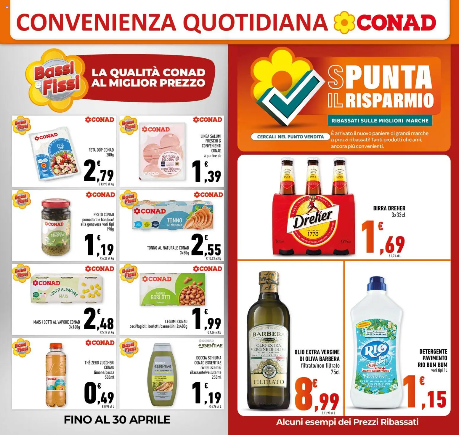 Volantino Conad del 11.03.2026 | Pagina: 20 | Prodotti: The, Olio extra vergine, Feta, Profumo