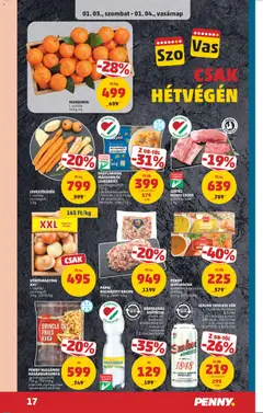 MANDARIN, I. osztály lédig, kg - amely érvényes a következő dátumtól: 02.01.2026 | Oldal: 21