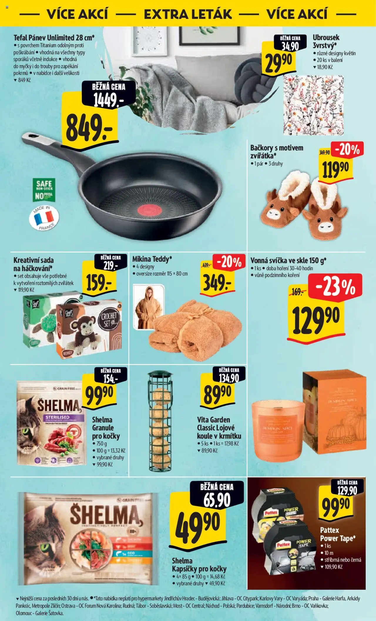 Albert leták - Hypermarket od 08.10.2025 | Strana: 56 | Produkty: Mikina, Granule, Svíčka, Kreativní sada