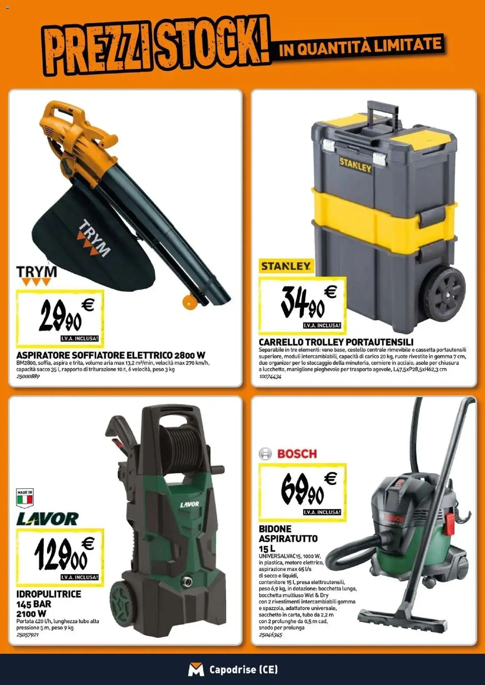 Volantino TECNOMAT del 12.03.2026 | Pagina: 18 | Prodotti: Carrello, Adattatore, Trolley, Presa